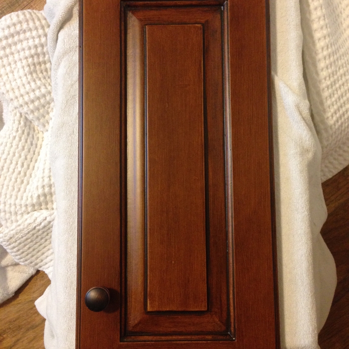 Dark mahogany door