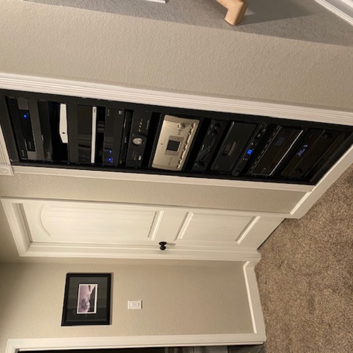 Finished Whole House Rack