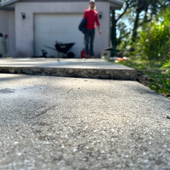 Unlevel Driveway