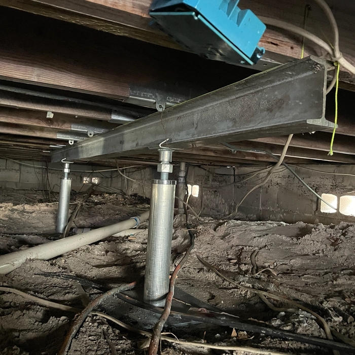 Permanent Crawl Space Stabilization