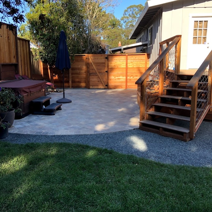 Deck and Patio with Spa