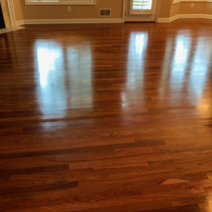 Refinished Brazilian Cherry Floor