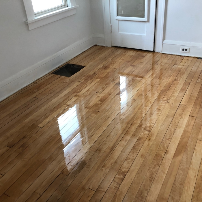 Birch Floor Refinish