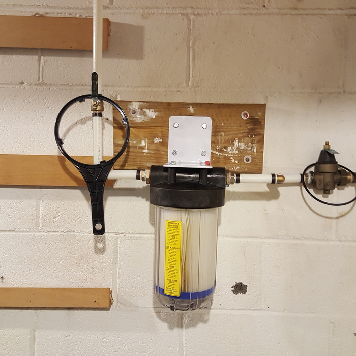 New MainValve and Whole House Sediment Filter