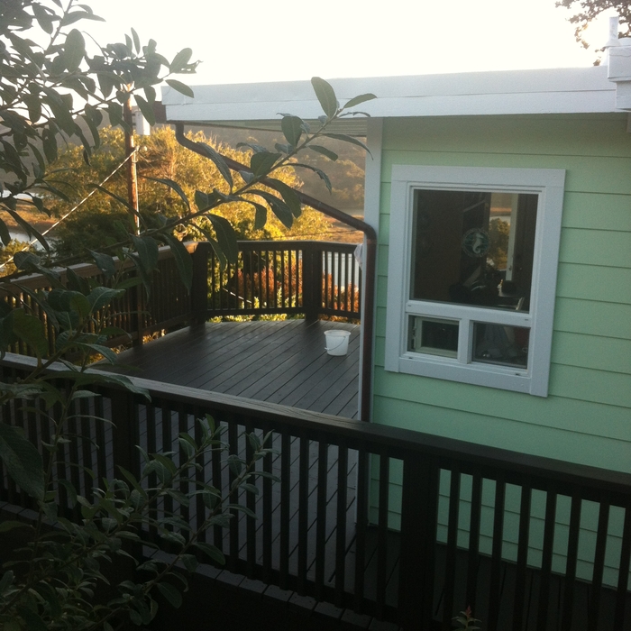  deck after staining
