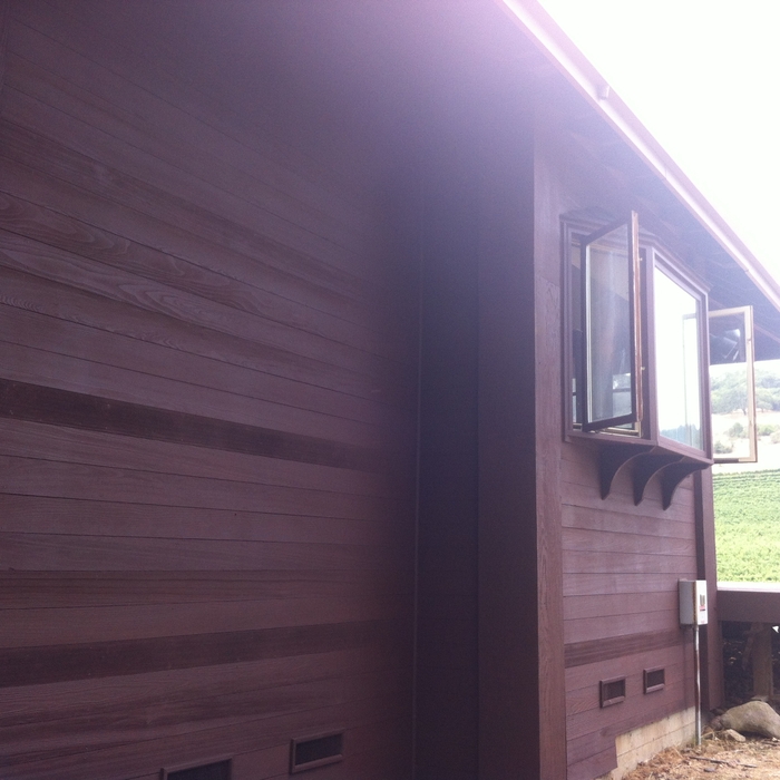  side view after stain