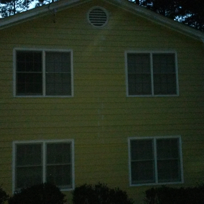 hardy plank installed and painted
