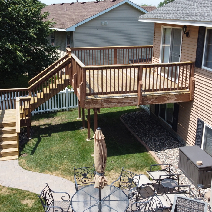 St. Michael Deck (view 4) - Before