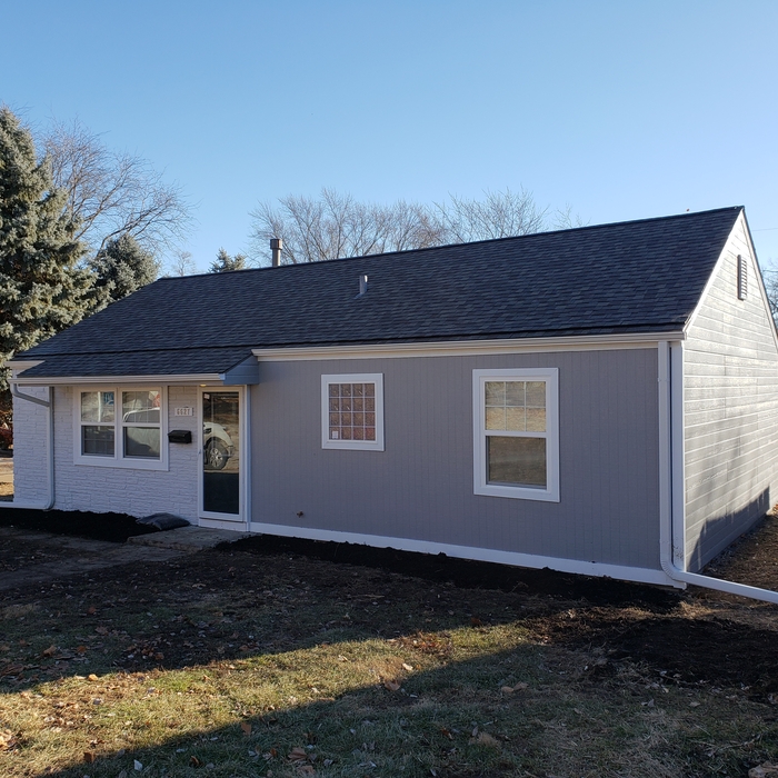 Siding replaced and full exterior painting