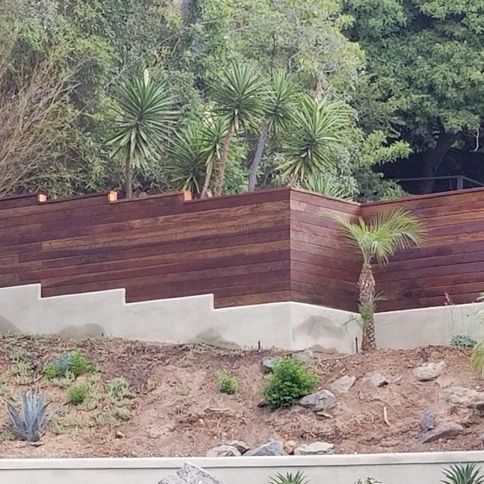 wall and fence