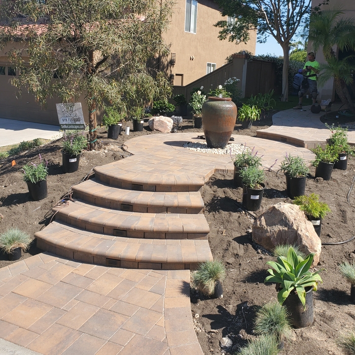 new paver work and now about to plant