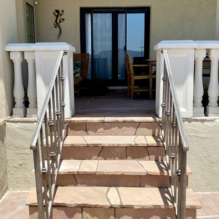 Flagstone step