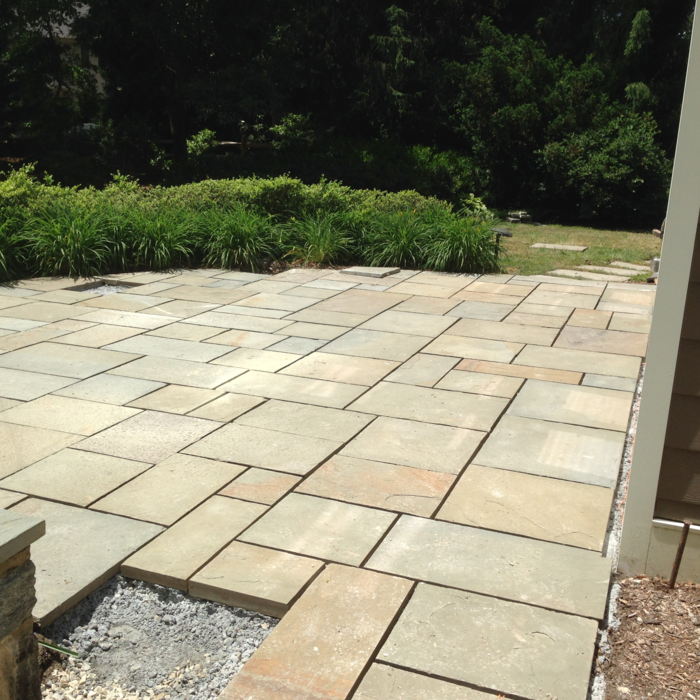 Full Color Bluestone Patio