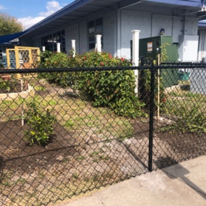 4&#39; BLACK CHAIN LINK. EASTER SEALS BUTTERFLY GA