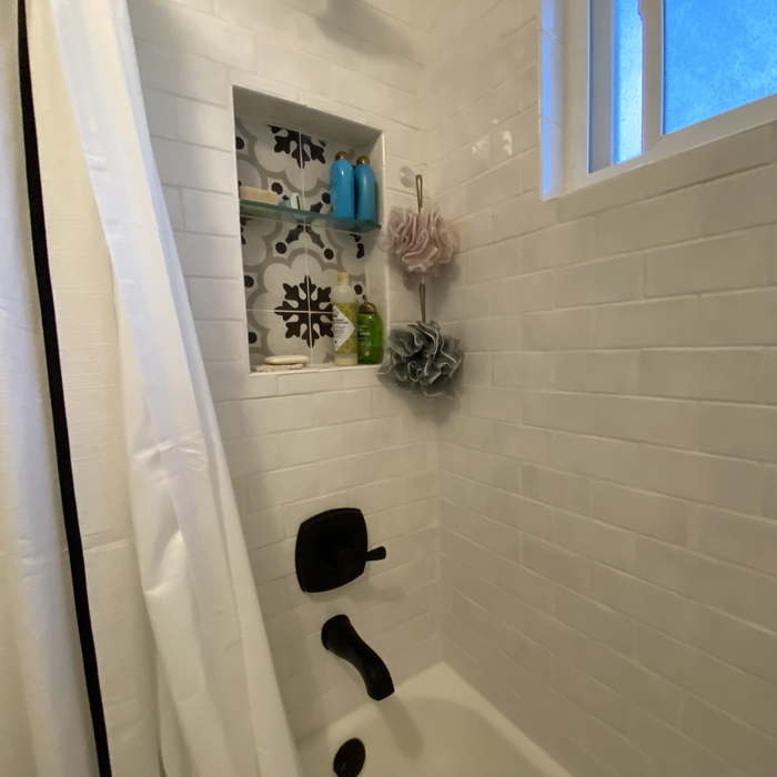 Finished Tub/Shower Area