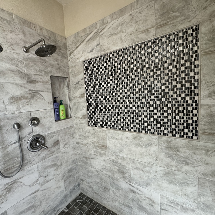 Enlarged shower