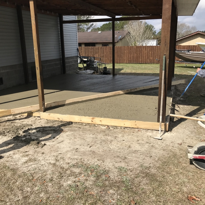 Covered patio