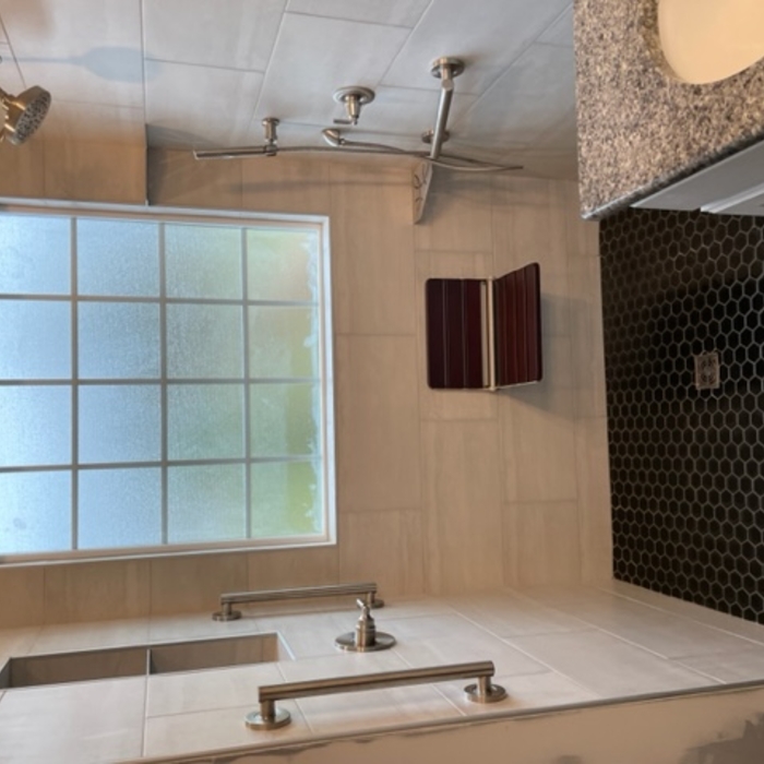 walk in shower