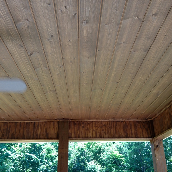  Stained T&amp;G Ceiling