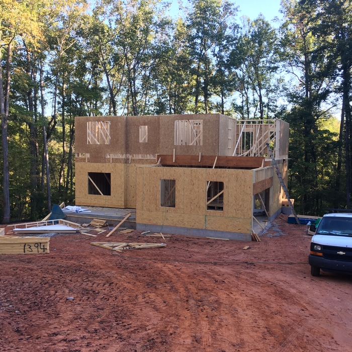 Framing a two story house