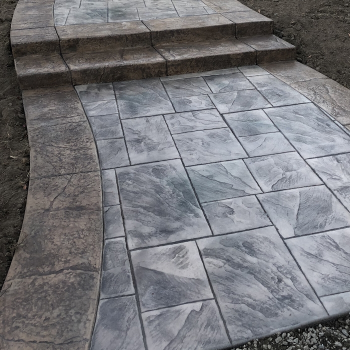 Stamped patio