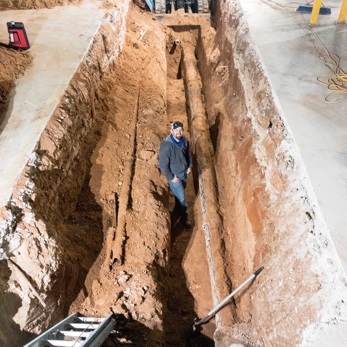 Replacing 10&quot; sewer main