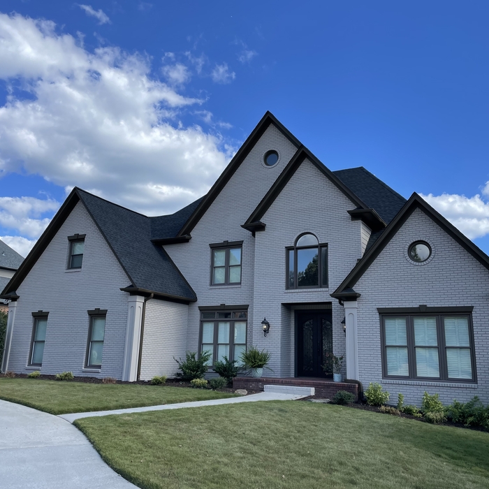 Brook Highland - brick and trim