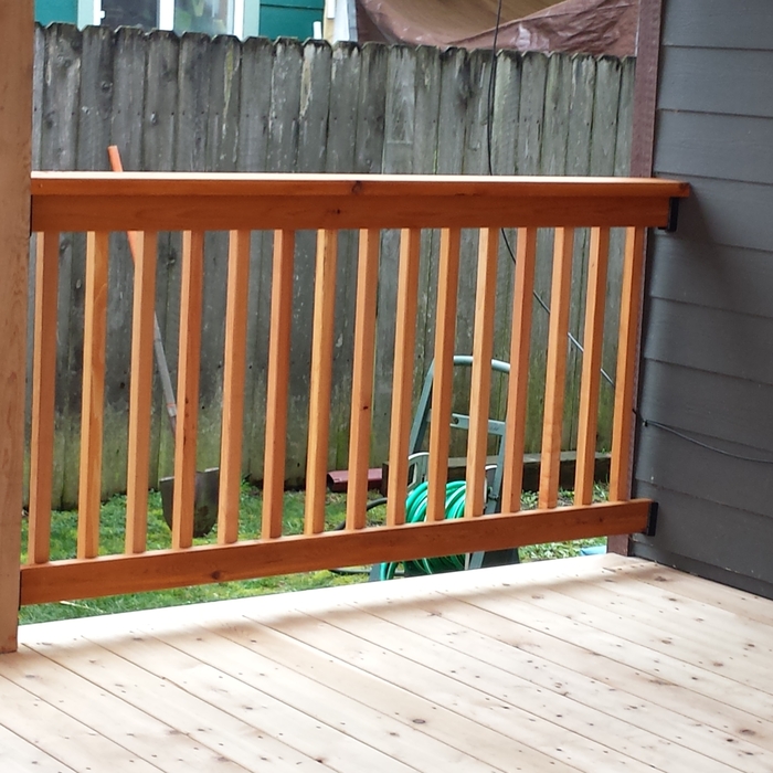 Railing completed