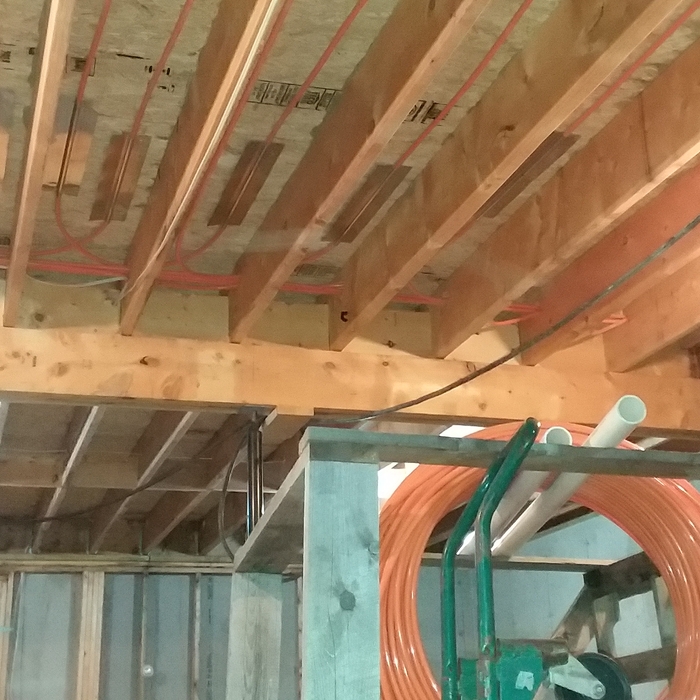 Radiant Pex Installed