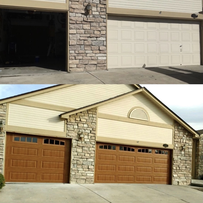 Garage door install