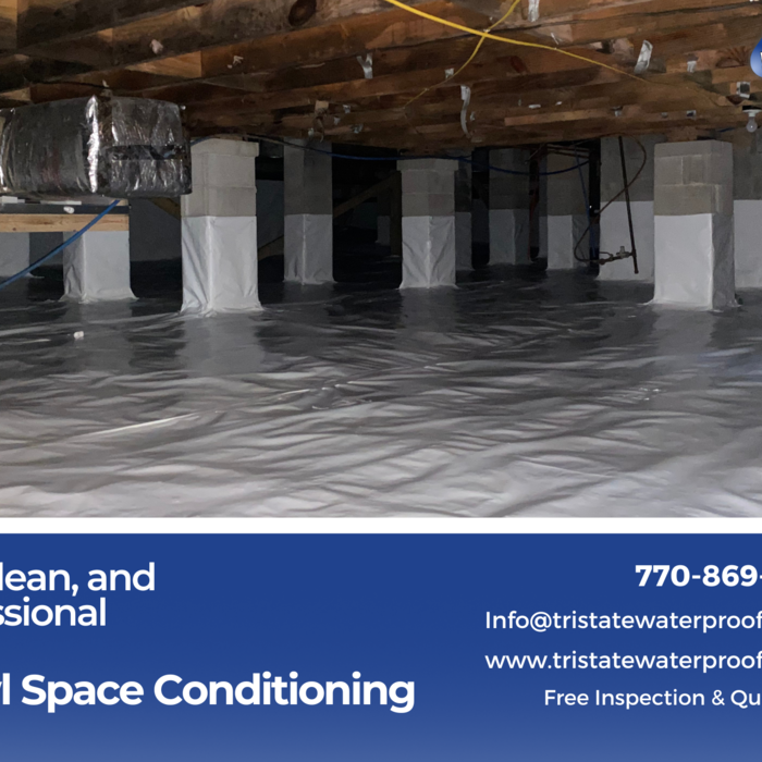 Crawl Space Conditioning and Interior Drain System