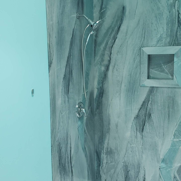 new shower