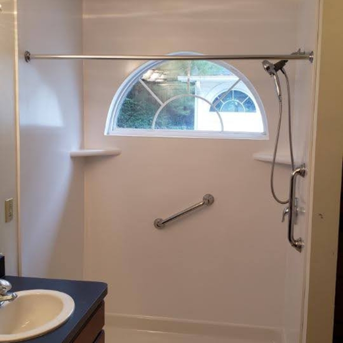 new shower