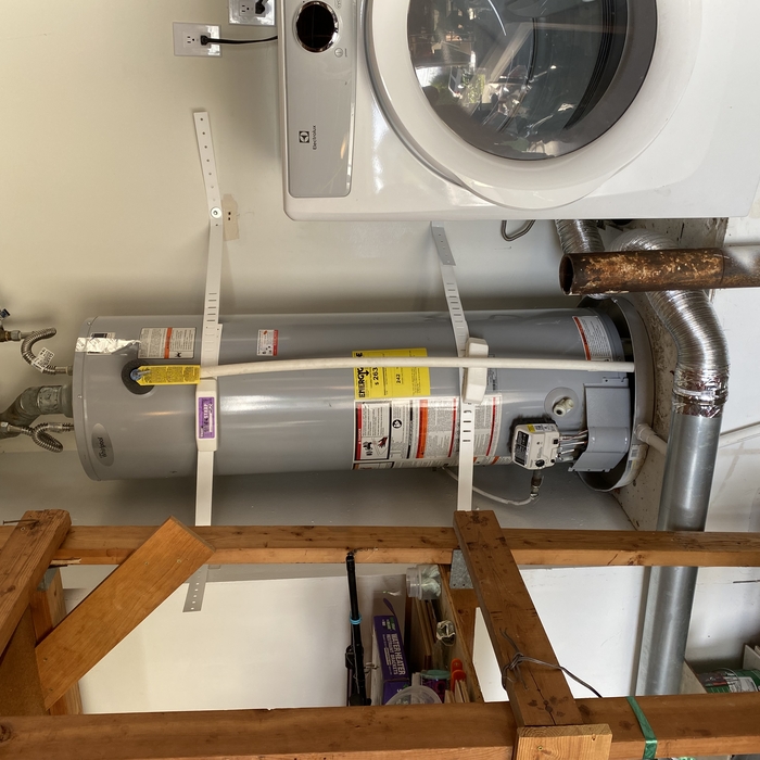 Old 40 Gallon Water Heater Replaced