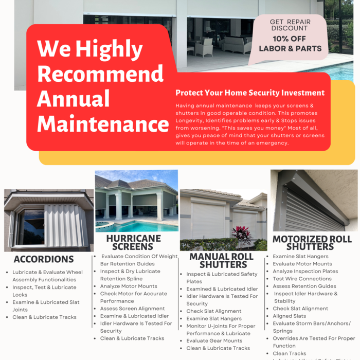 Maintenance Flyer
