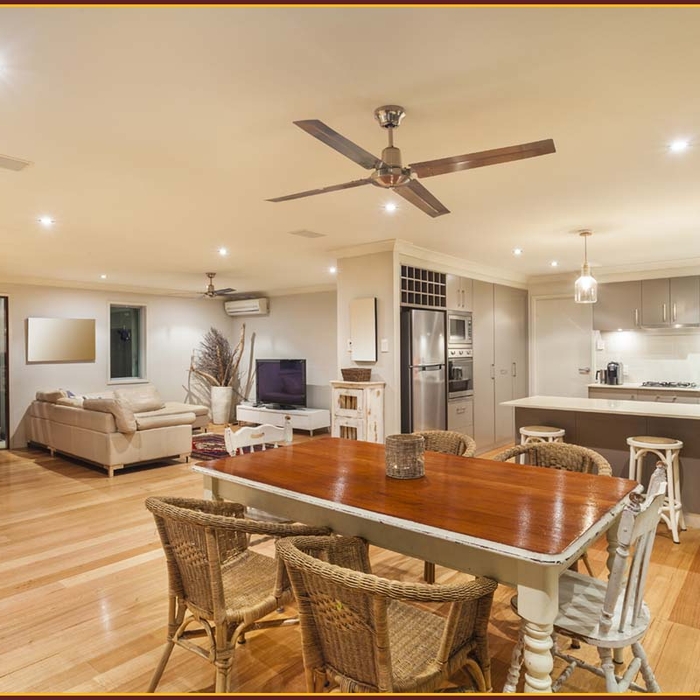 Ceiling Fan Installation - Dining Area Example 1