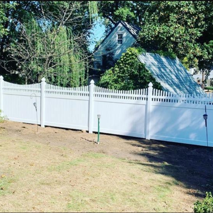 bush removal &amp; fence install