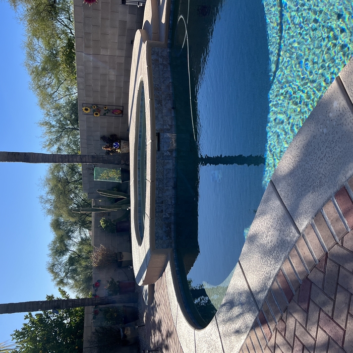 Back yard paver