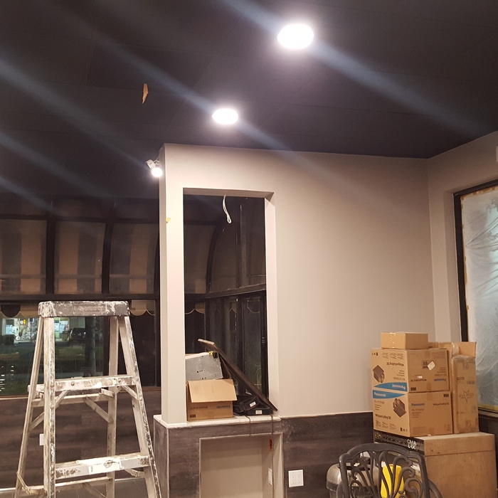 Awning in Dinning area