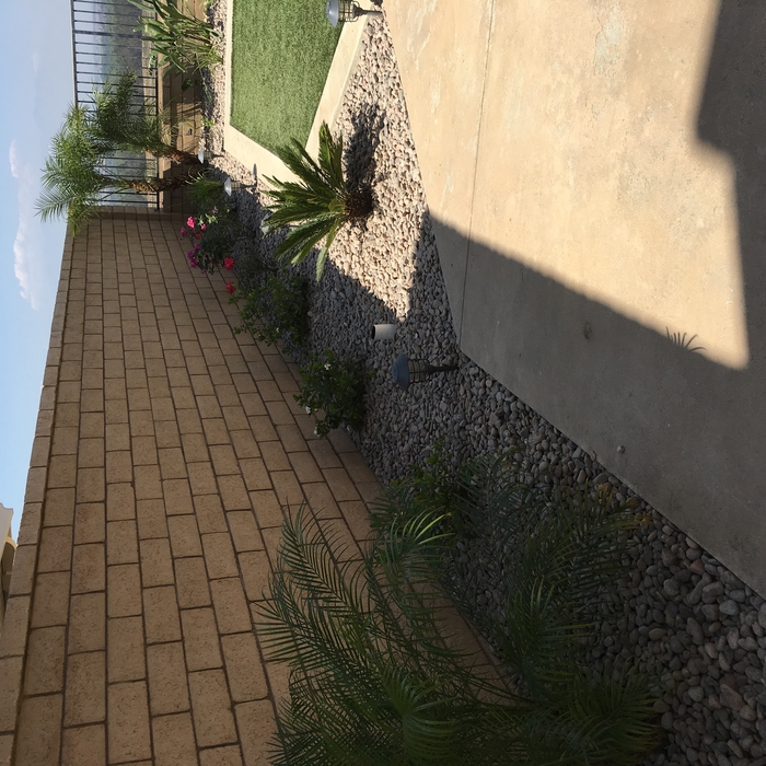 Slumps Stone block wall