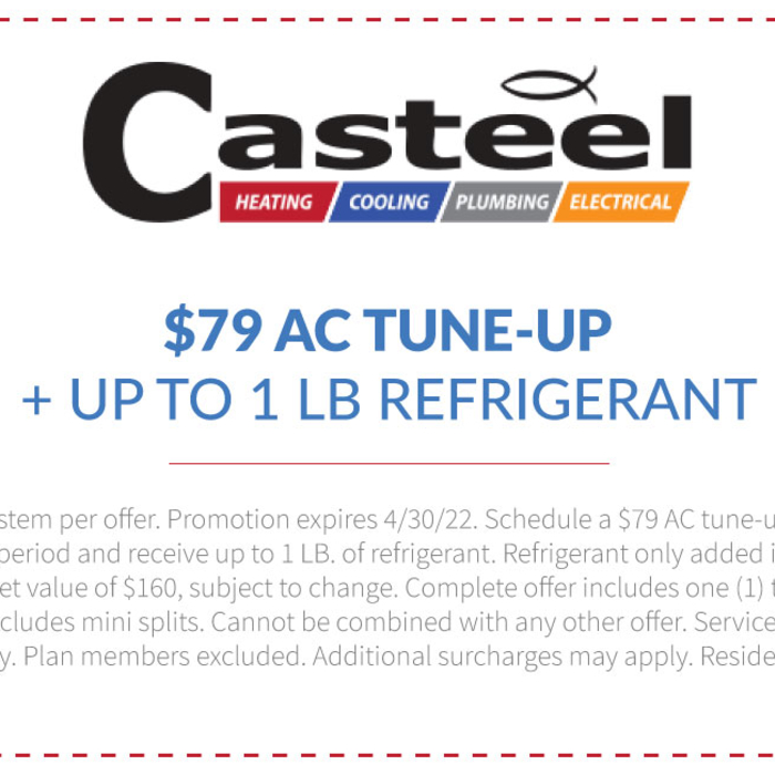 $79 AC Tune-Up + Up To 1 Lb. Refrigerant
