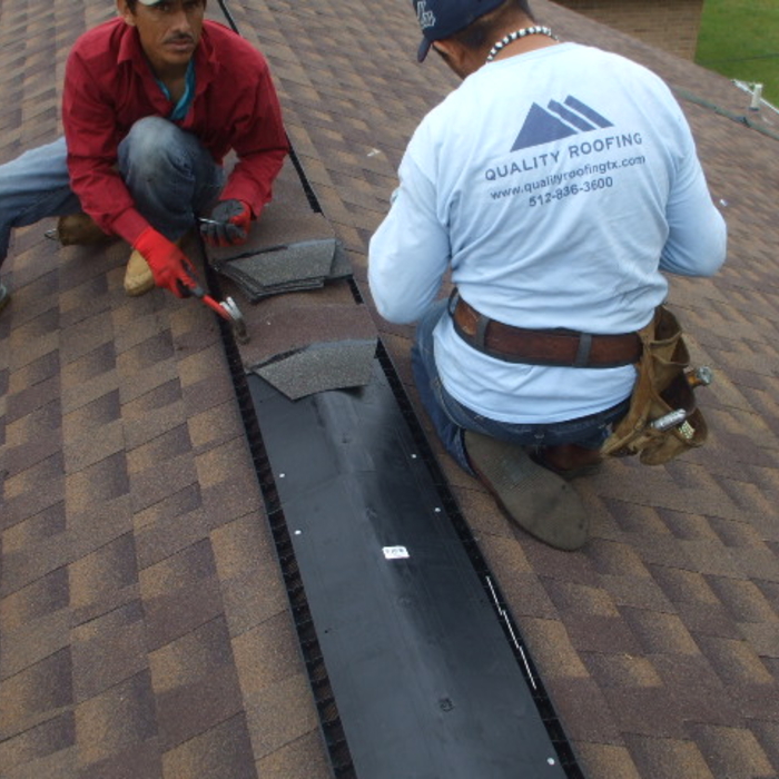 installing GAF Cobra 3  ridge vent