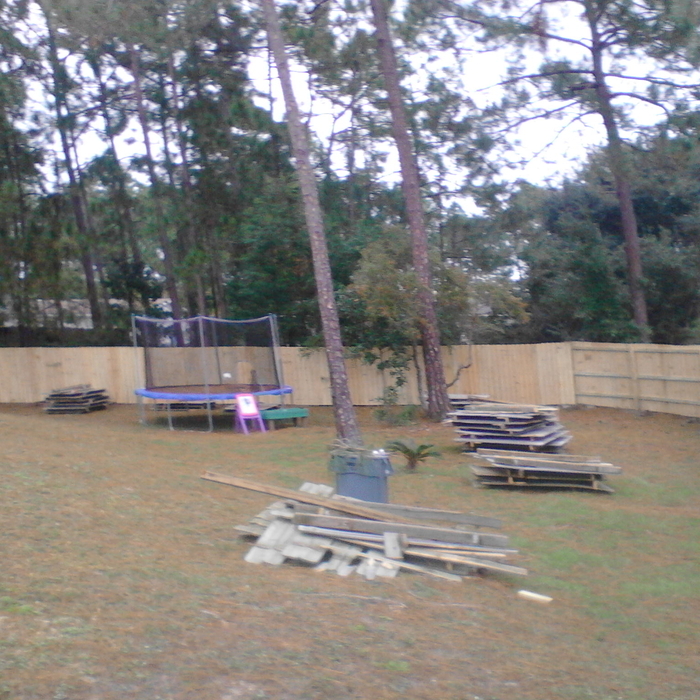 New fence