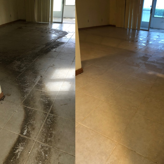 Tile and grout cleaning