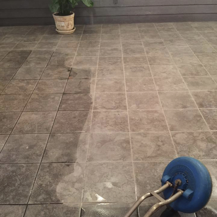 Tile and grout cleaning
