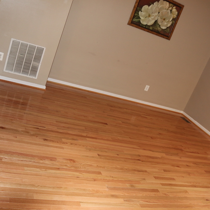 Natural hardwood floor