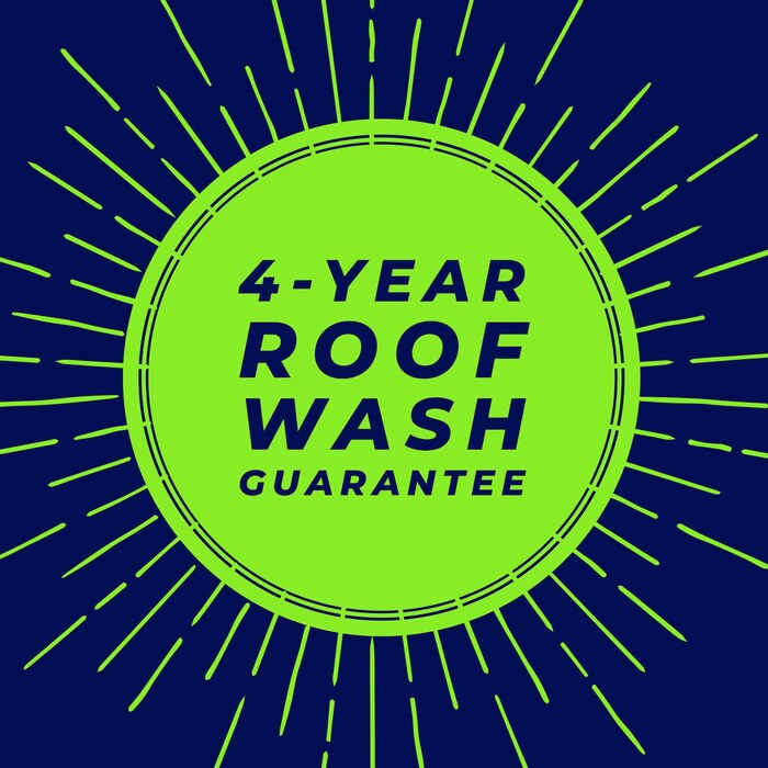 4-YEAR ROOF WASH GUARANTEE