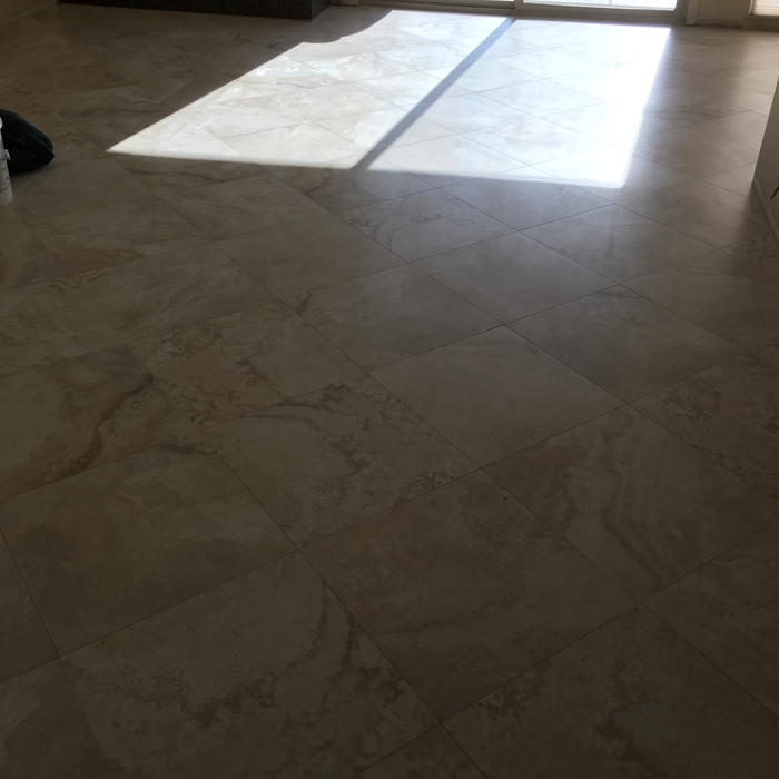 Floor tiling