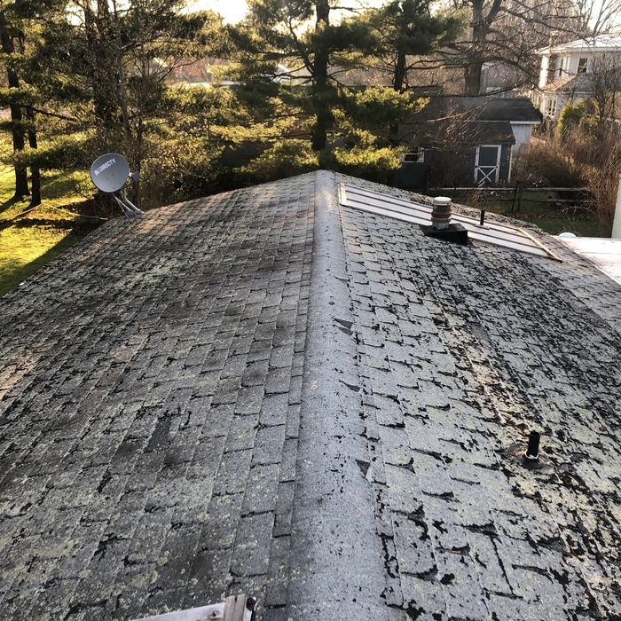 Roof Replacement Before