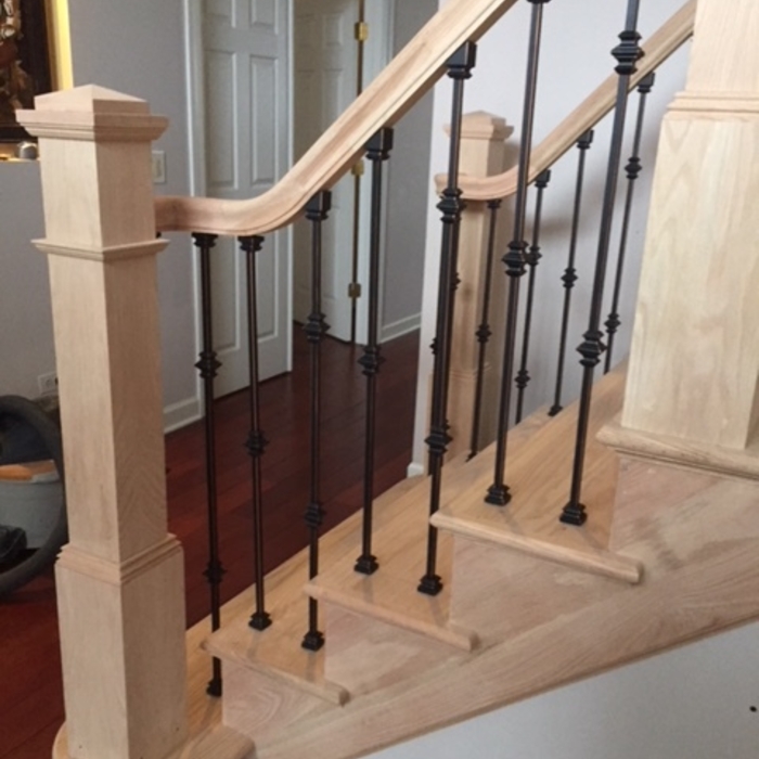 Stairs and railings